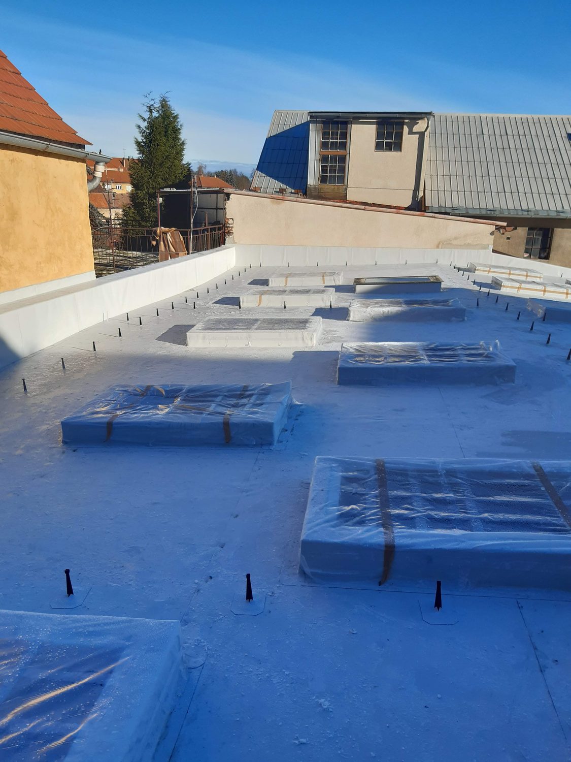 Zastřešení nové prodejny kovomatu v Novém Strašecí - Nové Strašecí - 1