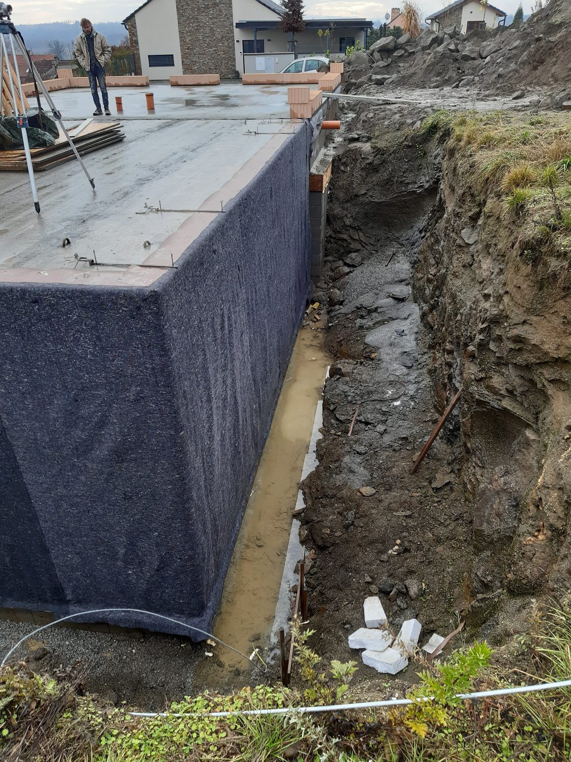 Spodní hydroizolace RD Protivín - Protivín - 13