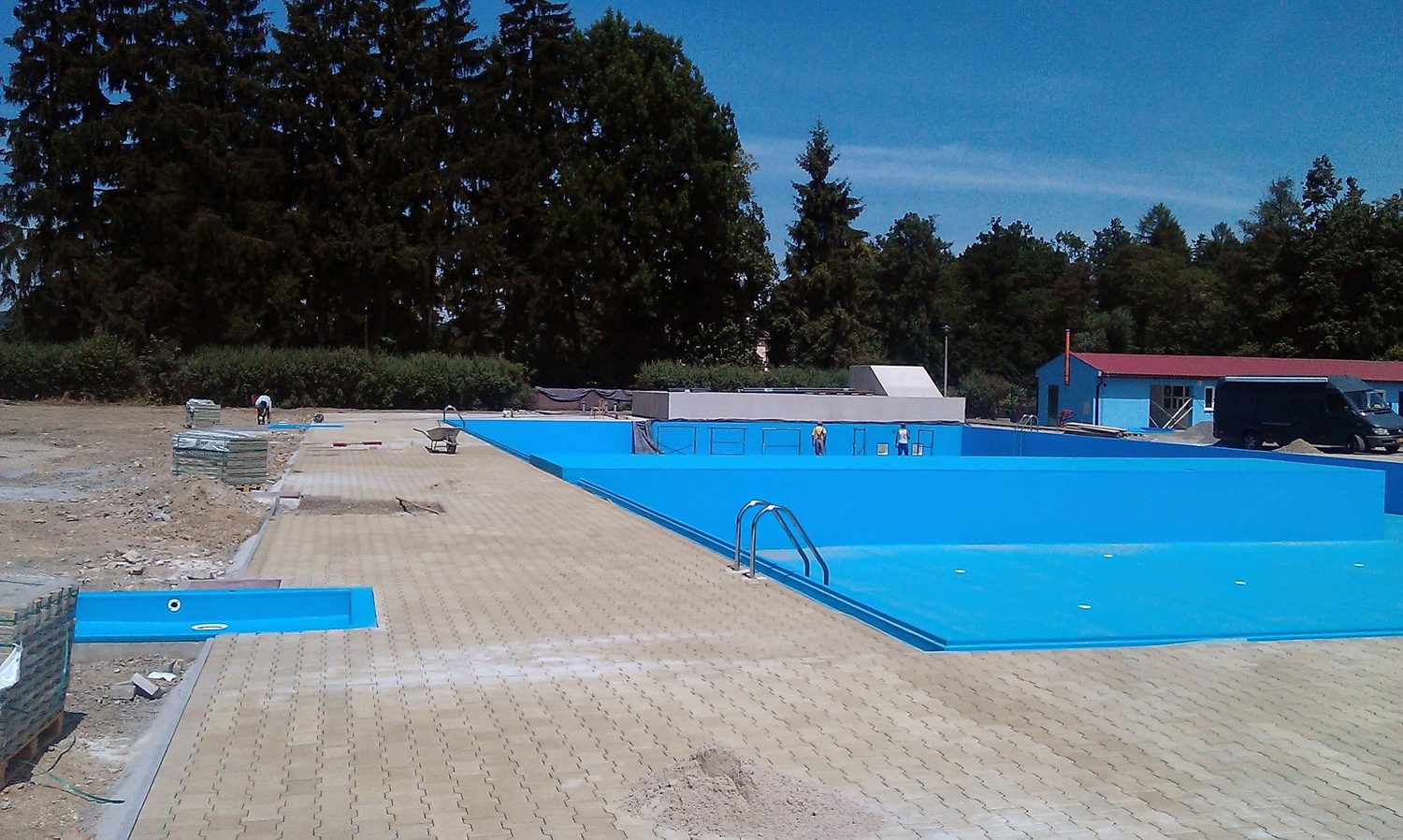 Izolace bazénů přelivem plovárna Sušice - Sušice - 5