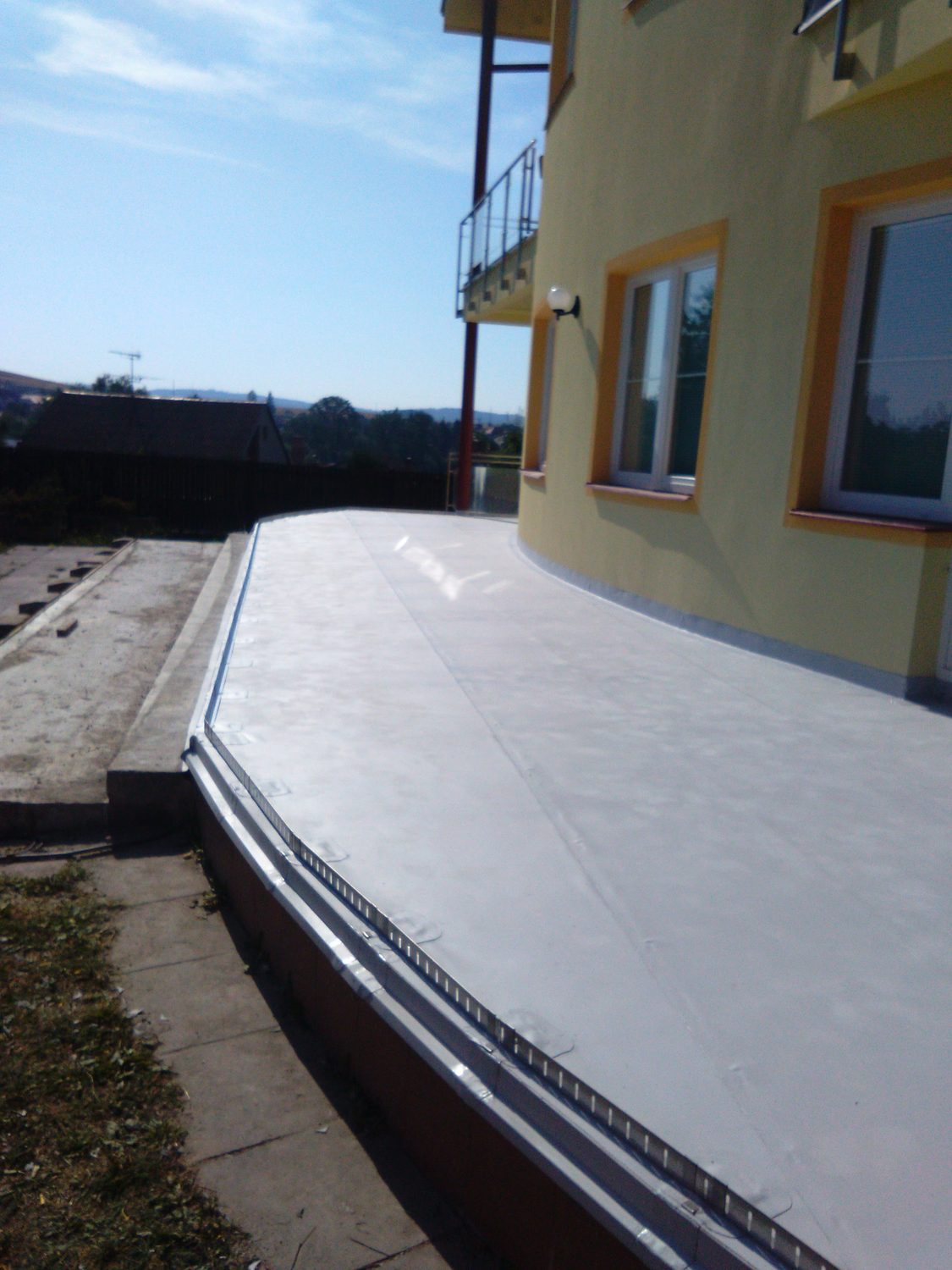 Izolace terasy pod dlažbu do terčů - Dačice - 2