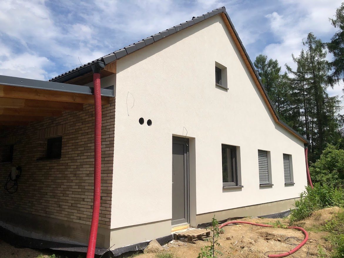 Zateplení fasády novostavby RD Radouňka - Radouňka, Jindřichův Hradec - 2